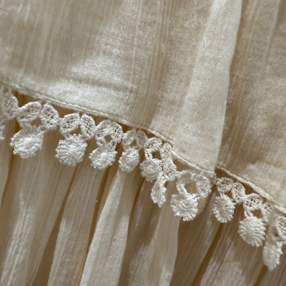 LoveShackFancy Cream Skirt Size 2 - Picture 6 of 6